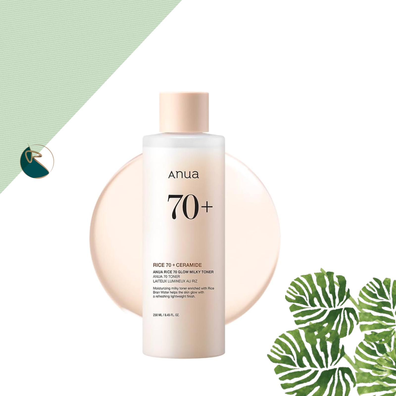 Anua Rice 70+ Glow Milky Toner 250Ml